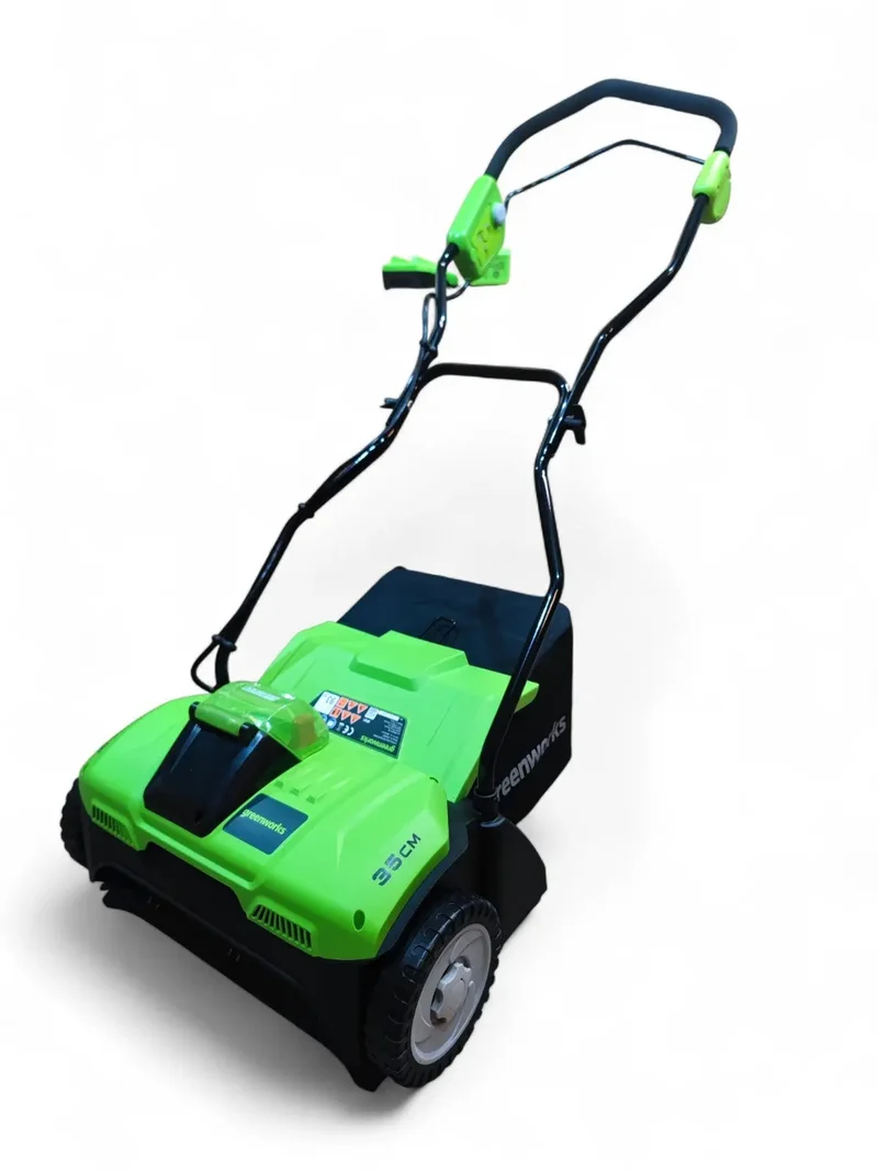 Greenworks Akku Vertikutierer G40DT35, 35 cm 40 V. incl Akku und Ladegerät
