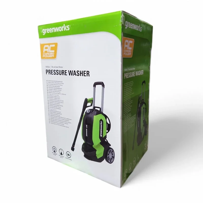 Greenworks Hochdruckreiniger G70 180bar 3000W Flächenreiniger Terassenreiniger