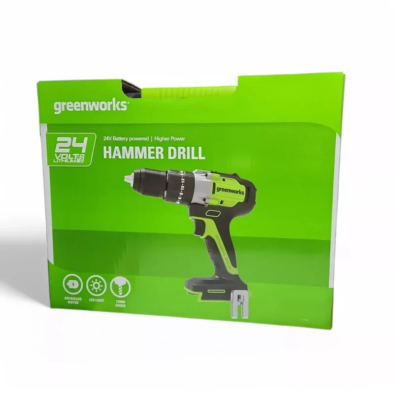 Greenworks GD24DD60K2 Akku Bohrschrauber ohne Akku