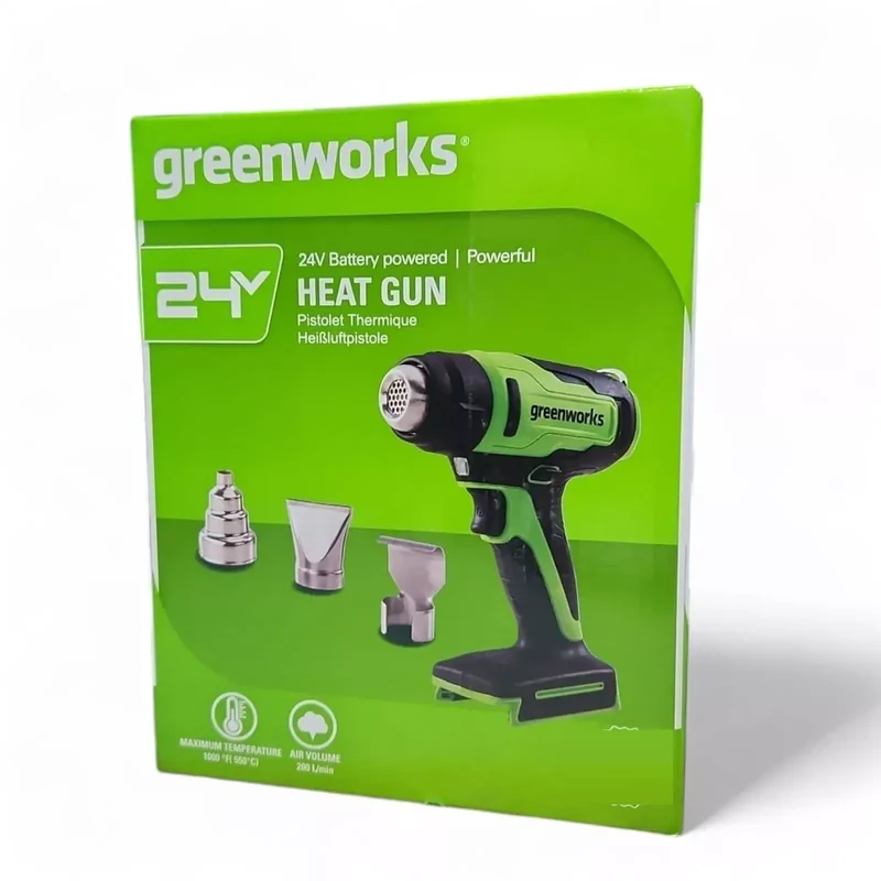GreenWorks G24HG 24-V-Heißluftpistole ohne Akku