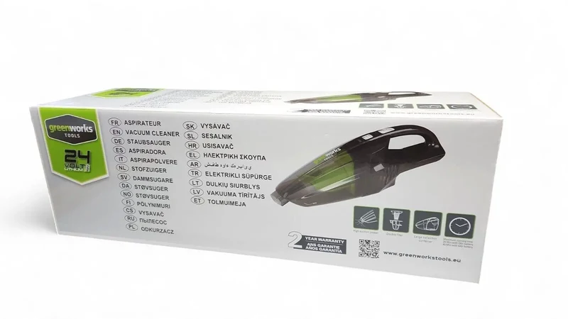GreenWorks G24HV 24 V Handsauger