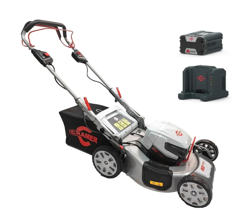 Cramer Rasenmäher 82LM51S Akku Rasenmäher 51 cm Radantrieb inkl 1X Akku 82V 3Ah Mäher