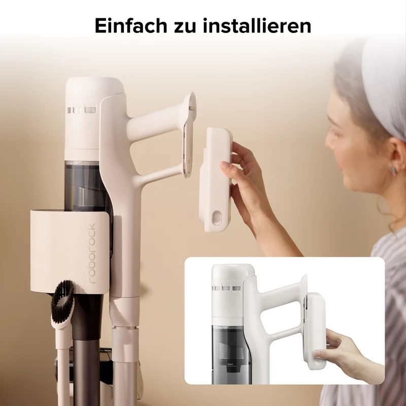 Roborock 6-Zellen 2500mAh Lithium-Ionen-Akku für H60 Hub/H60 – Hohe Kapazität für Längere Laufzeit, Kompatibel mit kabellosen Handstaubsaugern