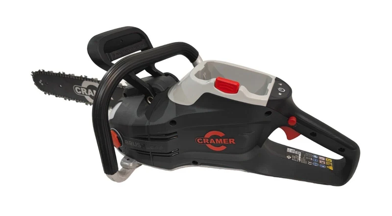 82 V Akku-Kettensäge Cramer 82CS25 2,5 kW incl. 2 Schwerter 45 u. 33 cm u. 3 Ket