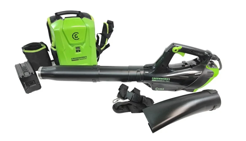 Greenworks 82 V Laubbläser GC82BLB Incl. Rucksack-Akku 82 V 12,5Ah 900 Wh