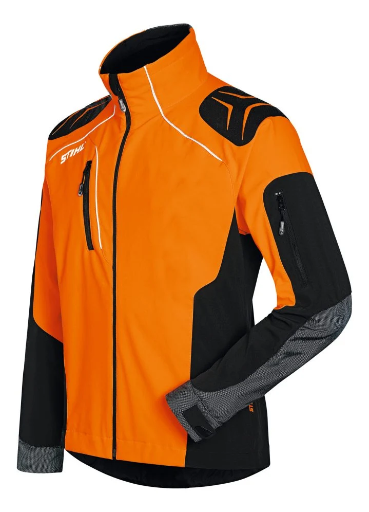 Jacke Herren ADVANCE X-SHELL orange/schwarz