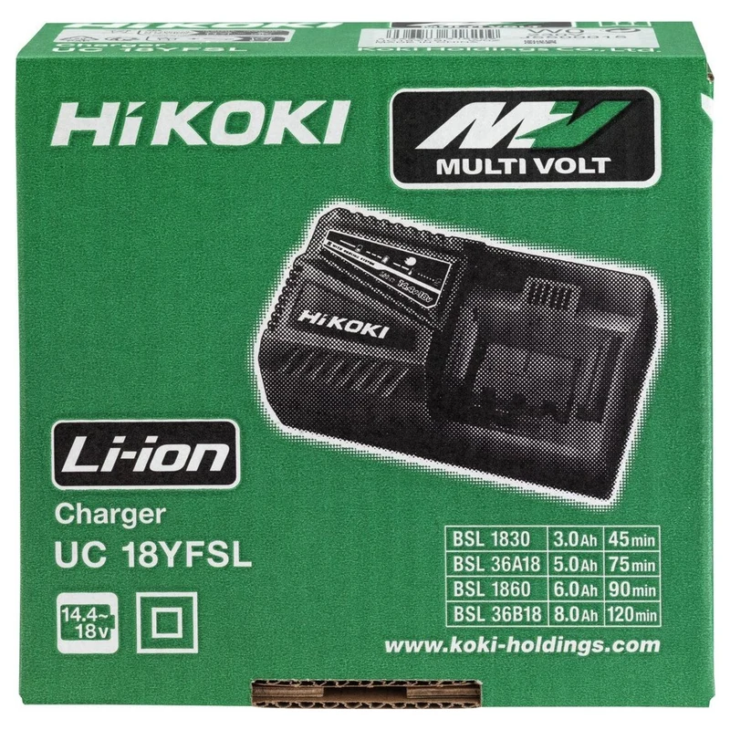 HiKOKI UC18YFSLW0Z Schnellladegerät 14,4 V – 18 V