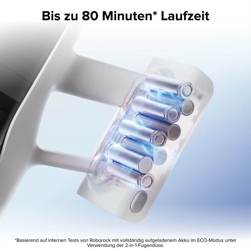 Roborock 8-Zellen 2500mAh Lithium-Ionen-Akku für H60 Hub Pro/H60 Pro – Hohe Kapazität für Längere Laufzeit, Kompatibel mit kabellosen Handstaubsaugern