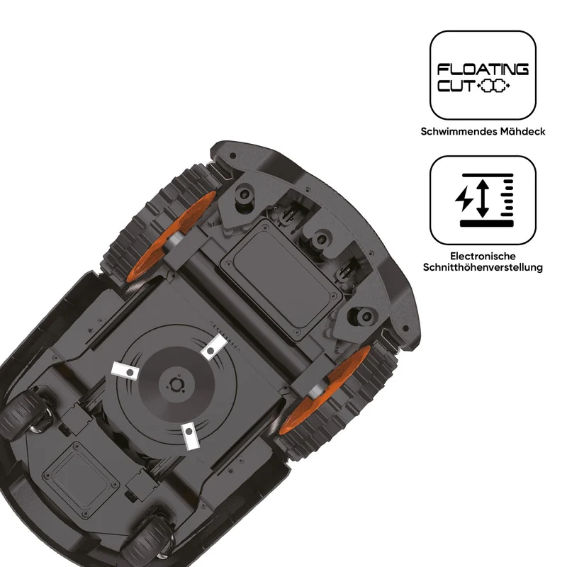 Sunseeker X3 Plus Mähroboter gen1 - RTK bis 1200m²