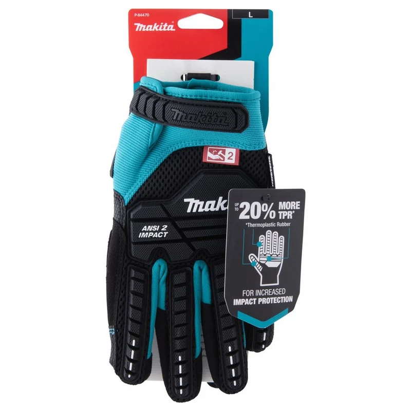 Handschuhe Makita P-84470 Stoßfeste Abbruchgröße L