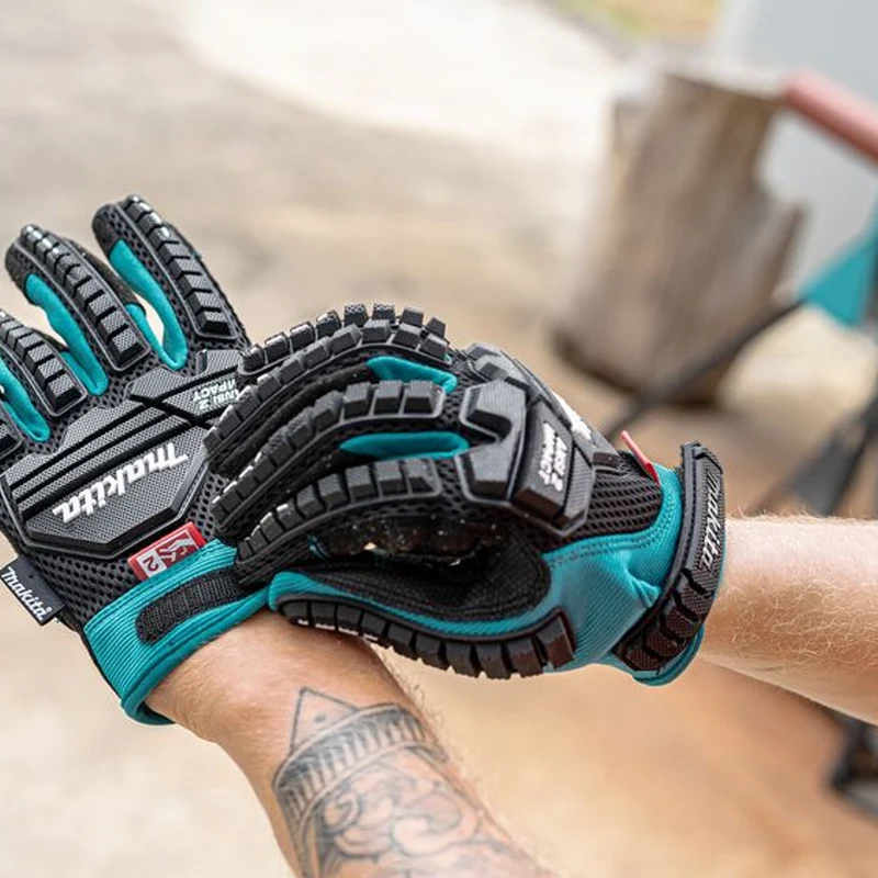 Handschuhe Makita P-84470 Stoßfeste Abbruchgröße L
