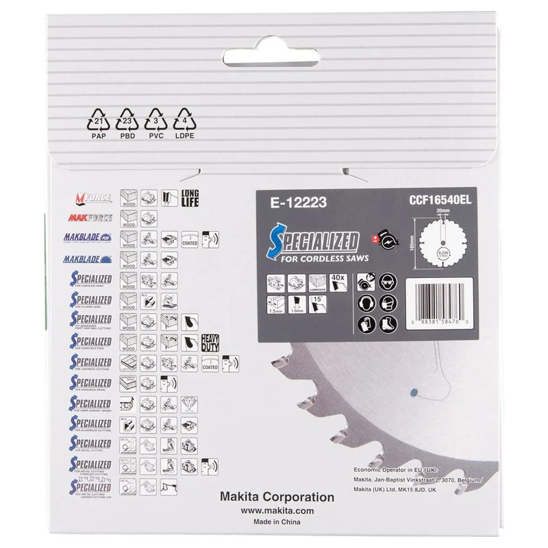 Kreissägeblatt Makita Efficut E-12223