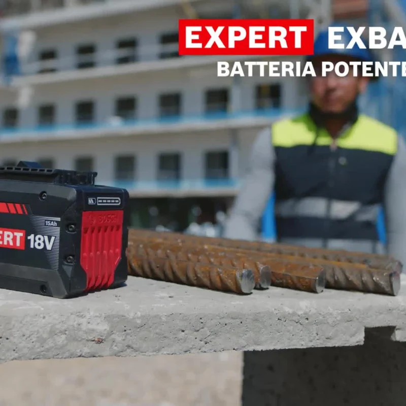 Starterset Bosch Expert EXBA18V-150 + EXAL18V-160 18V 15Ah