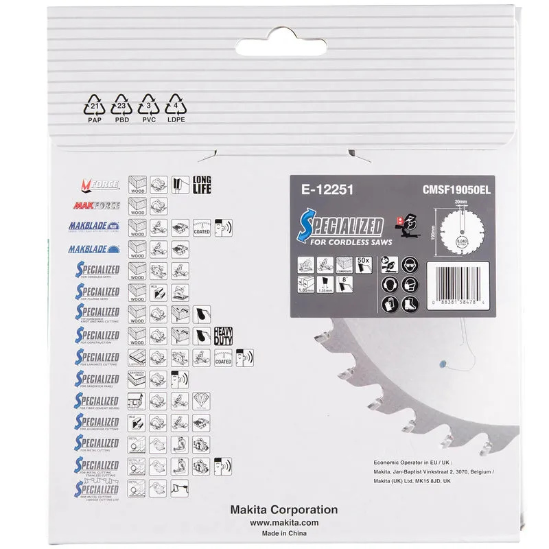 Efficut TCT-Scheibe Makita E-12251
