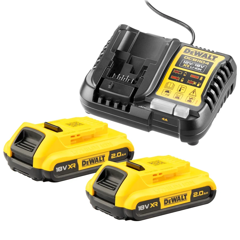 Energie-Kit Dewalt DCB1104-D2 18V 2Ah