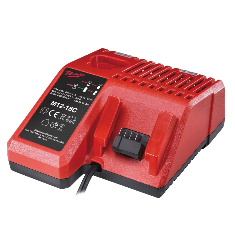 Ladegerät Milwaukee M12 bis M18