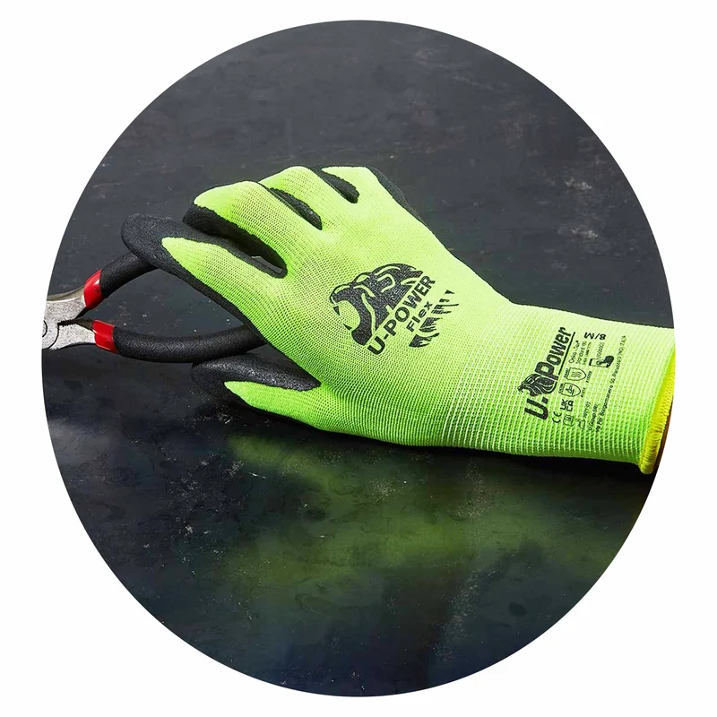 Handschuhe U-Power Flex Fluoreszierendes Gelb