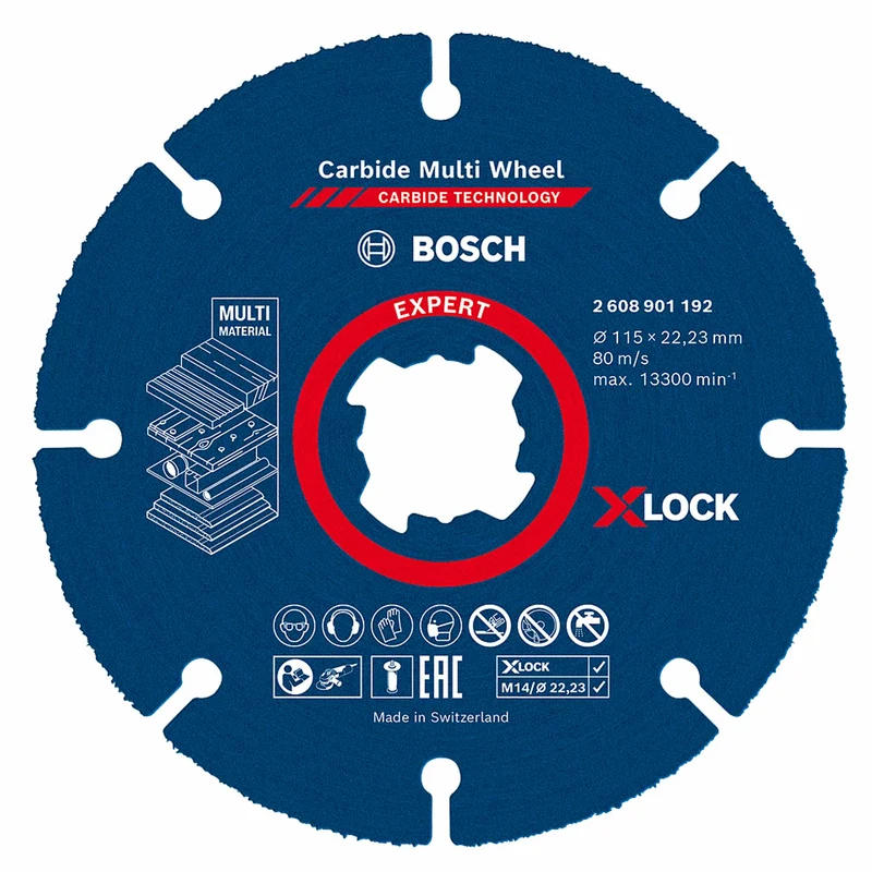 Trennscheibe Bosch X-LOCK Expert Carbide Multi-Rad
