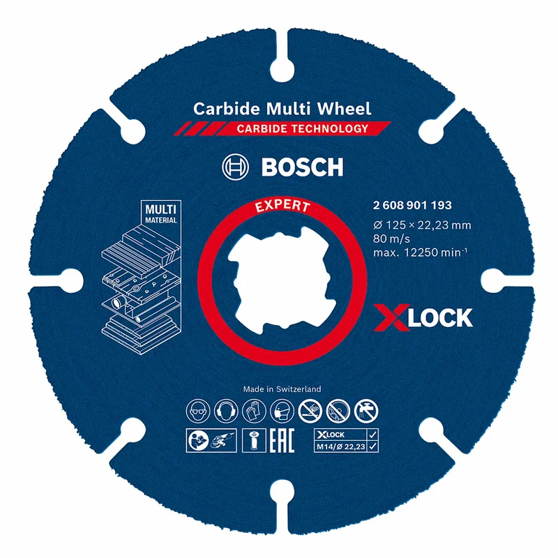 Trennscheibe Bosch X-LOCK Expert Carbide Multi-Rad