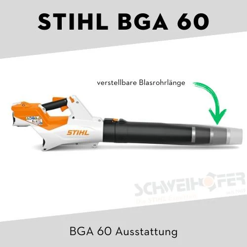 STIHL Akku-Laubbläser BGA 60 - AK-System
