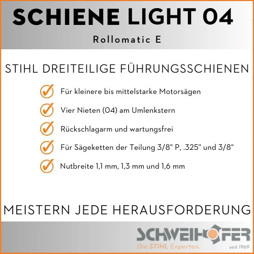 STIHL Führungsschiene 3/8", 1.6 mm, Rollomatic E