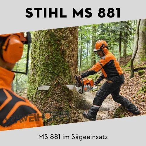 STIHL MS 881 ☆Stärkste Serien-Motorsäge der Welt☆