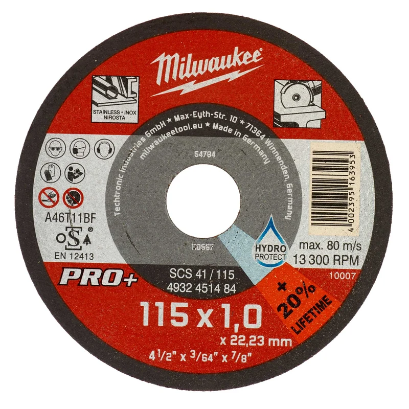 Trennscheibe 115 mm Milwaukee SCS41