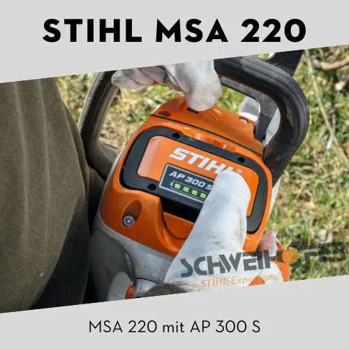 STIHL Akku Kettensäge MSA 220 C-B