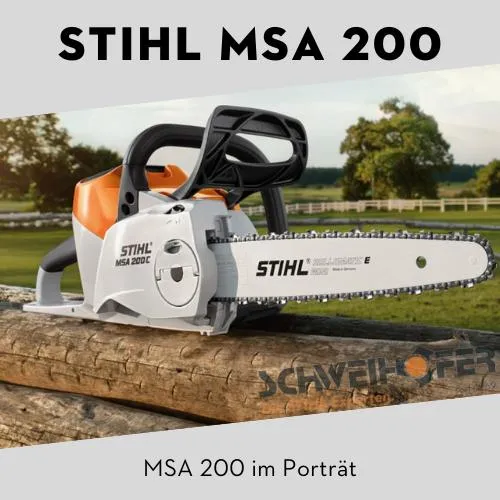 STIHL Akku-Kettensäge MSA 200 C-B