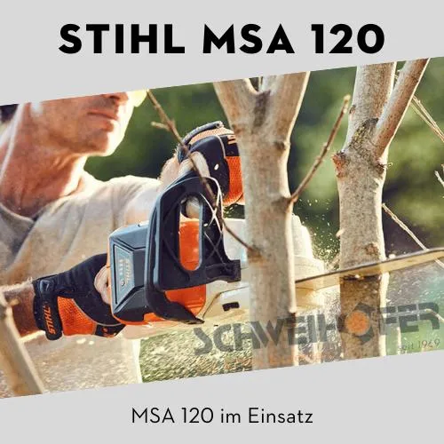 STIHL Akku Kettensäge MSA 120 C-B