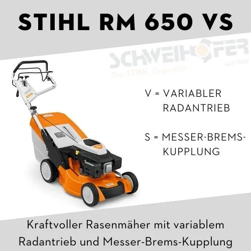 STIHL Benzin Rasenmäher RM 650
