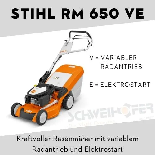 STIHL Benzin Rasenmäher RM 650