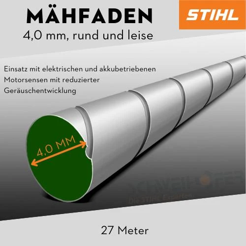 STIHL Mähfaden rund leise