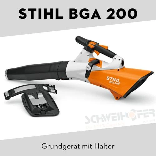 STIHL Akku Laubbläser BGA 200 Set mit Tragsystem