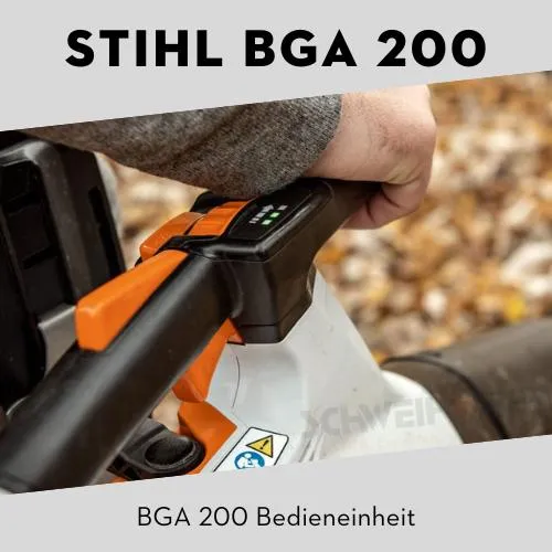 STIHL Akku Laubbläser BGA 200 Set mit Tragsystem