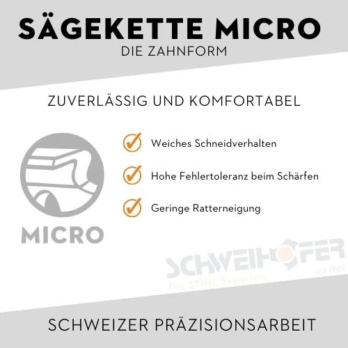 STIHL Sägekette .404" Rapid Micro (46RM), 1.6 mm