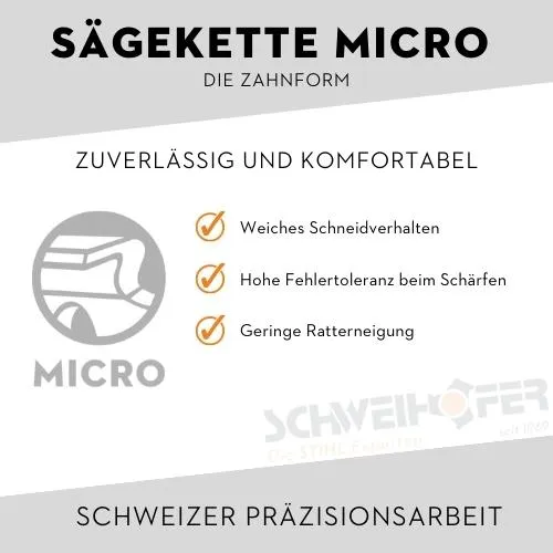STIHL Sägekette 3/8" P Picco Micro Mini 3 (61PMM3), 1.1 mm