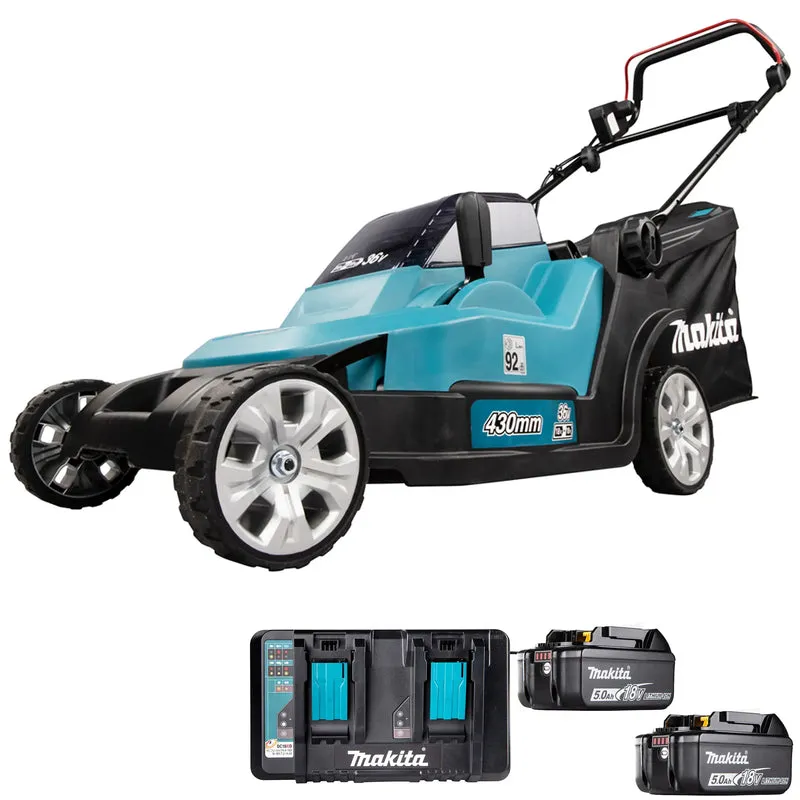 Rasenmäher Makita DLM432PT2 18V x 2 5Ah