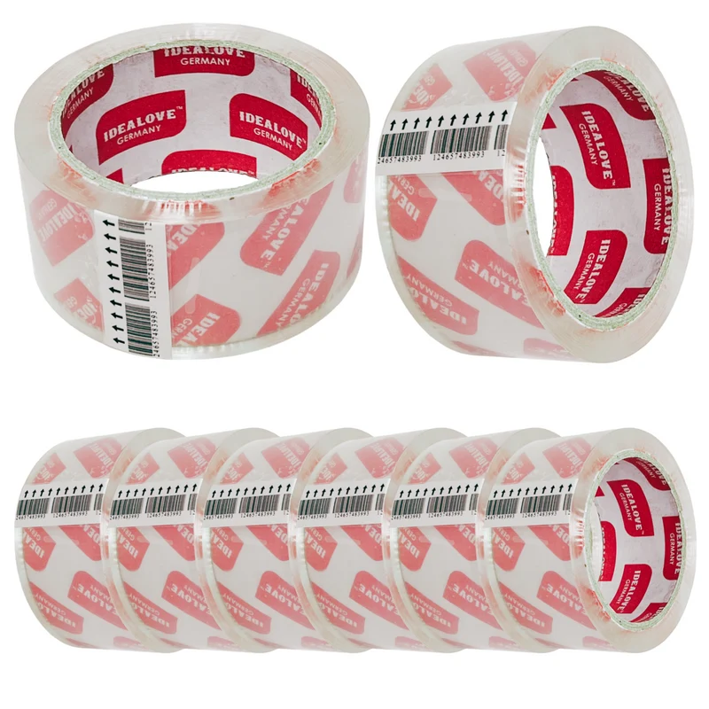 36x Klebeband Packband Paketband 66m x 5 cm | Braun