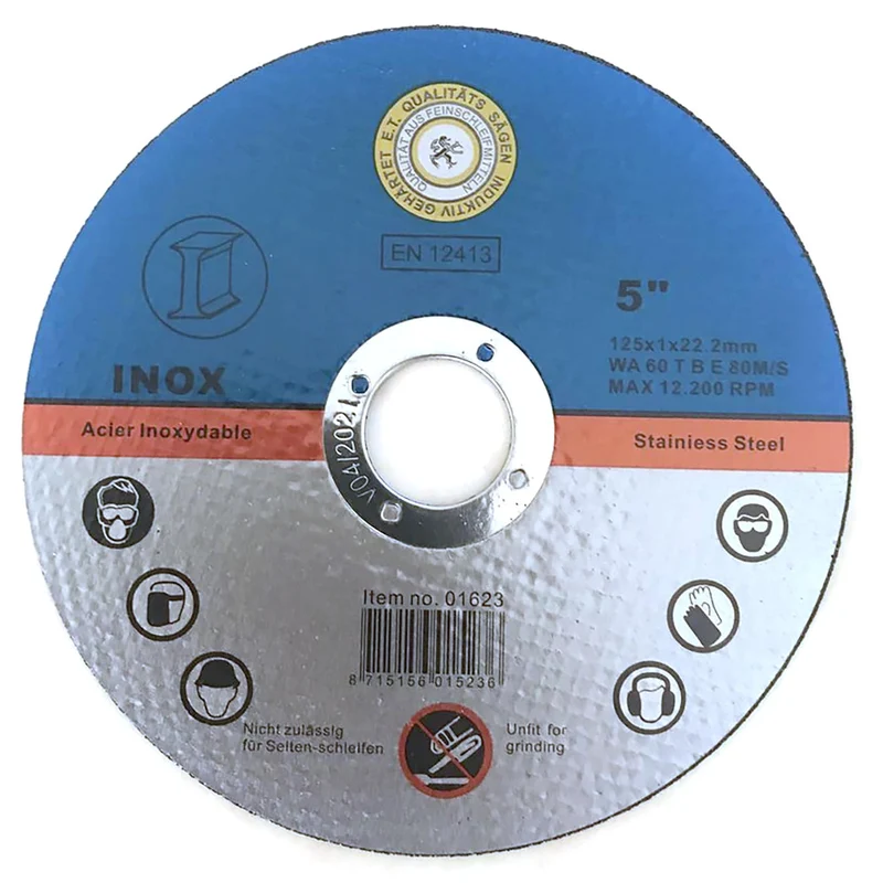 Trennscheiben 125mm Inox für Trennschleifer 10 Stück