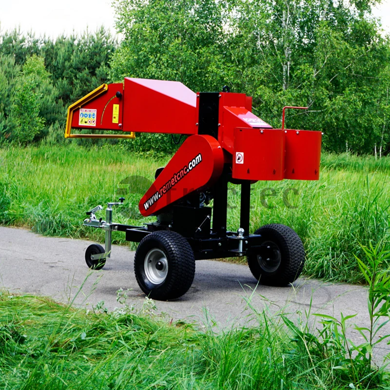 Dragon Standard RS-120 4 M Holzhacker mit Benzinmotor und Off Roadfahrwerk
