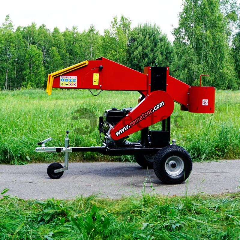 Dragon Standard RS-120 3 M Holzhacker mit Benzinmotor und Off Roadfahrwerk