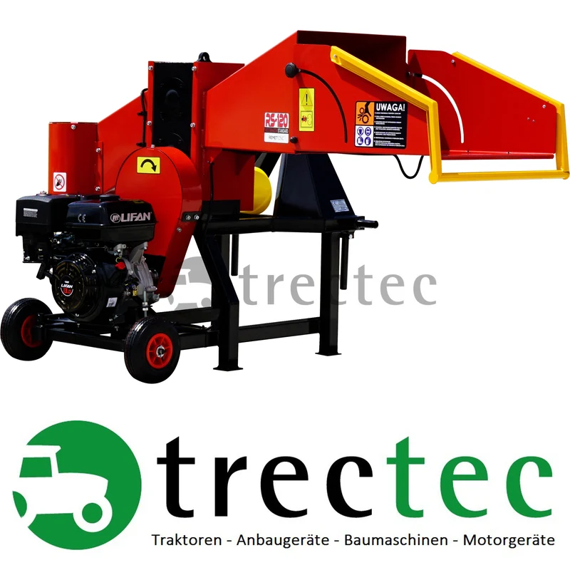 Red Dragon Standard RS-120 Z 4 M Holzhacker mit Benzinmotor und Zapfwellenantrieb