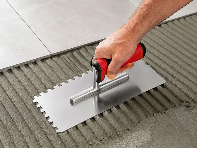Glättekelle Zahnkelle 280 x 130 mm 8x8 mm 0,7mm