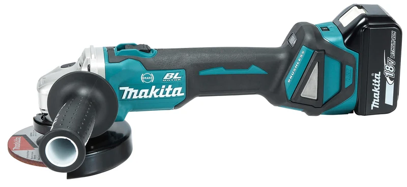 Makita Akku Winkelschleifer 18V - 2x Akku + Netzteil DGA513