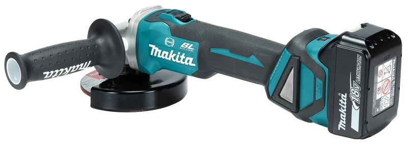 Makita Akku Winkelschleifer 18V - 2x Akku + Netzteil DGA513