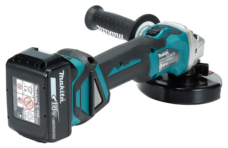 Makita Akku Winkelschleifer 18V - 2x Akku + Netzteil DGA513