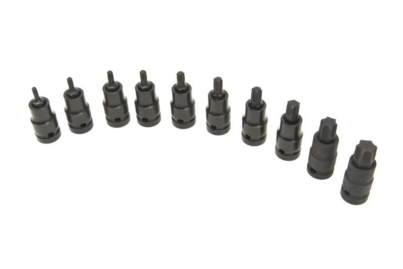Stahlkaiser Torx Kraft Steckschlüssel Satz T20-T70 Schlagschrauber geeignet 10 tlg.