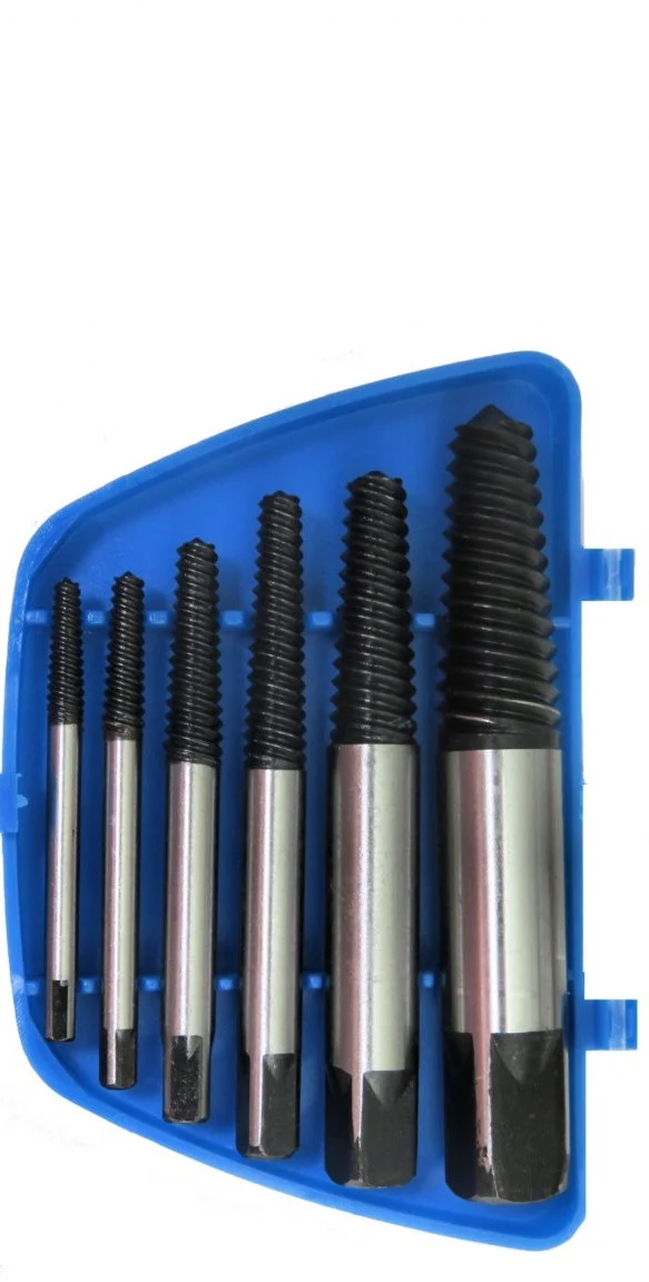 Stahlkaiser Schrauben Ausdreher Satz Linksausdreher Schraubenlöser Set für M3 - M25 6 tlg.