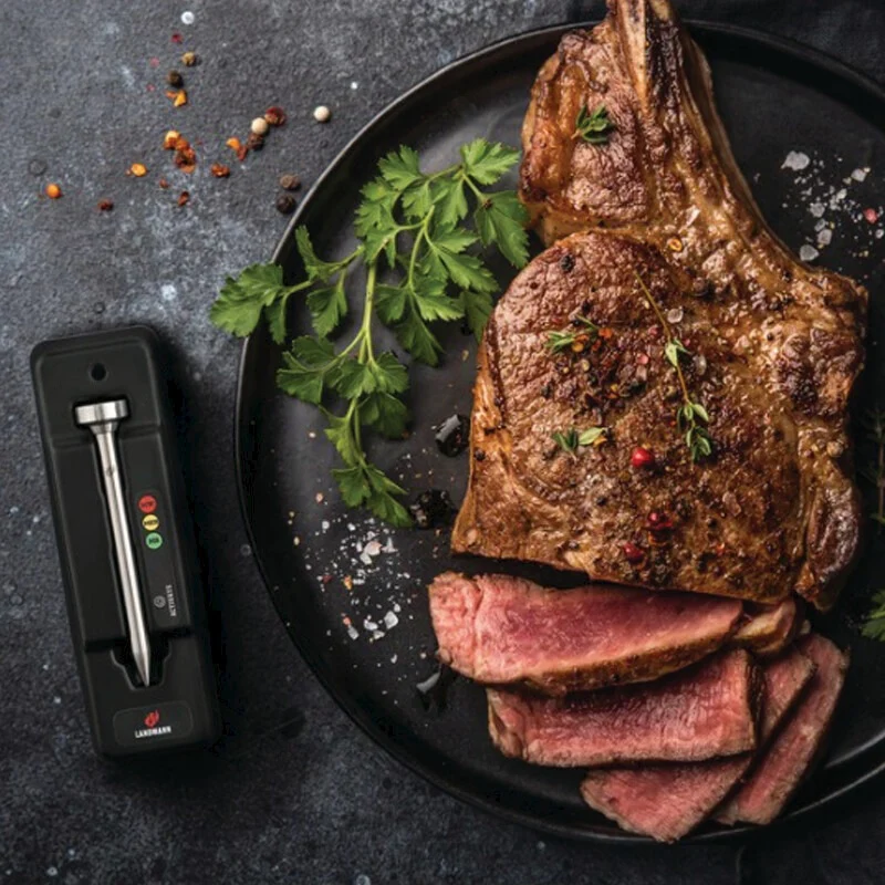 LANDMANN LED-Grillthermometer – 86 mm
